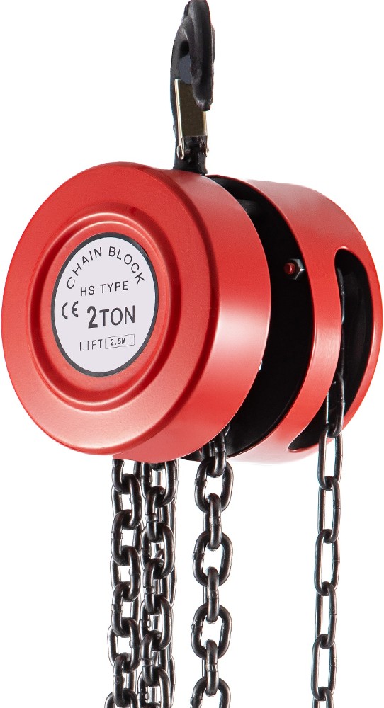 Manual Chain Hoist - 2 Ton (4400 Lbs) Capacity, 10ft Lift, G80 Steel Chain